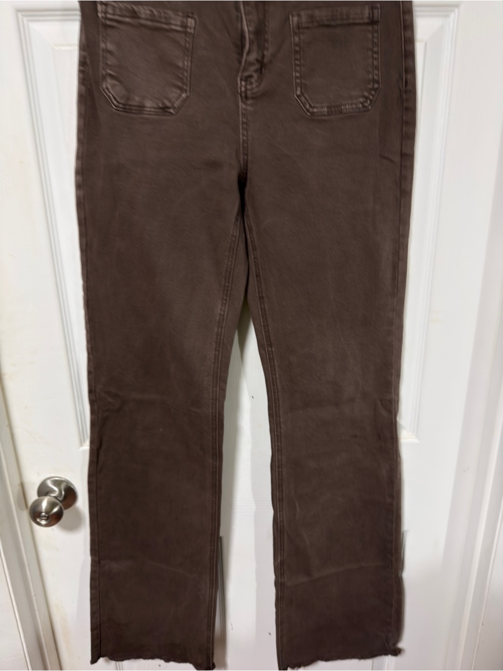 KanCan Brown Denim Jeans with Label Detail